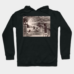 Tesla coil experiment, 1899 (C034/5133) Hoodie